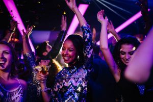 girl dancing in club